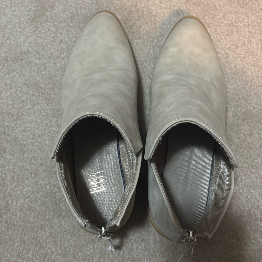Taupe ankle boots